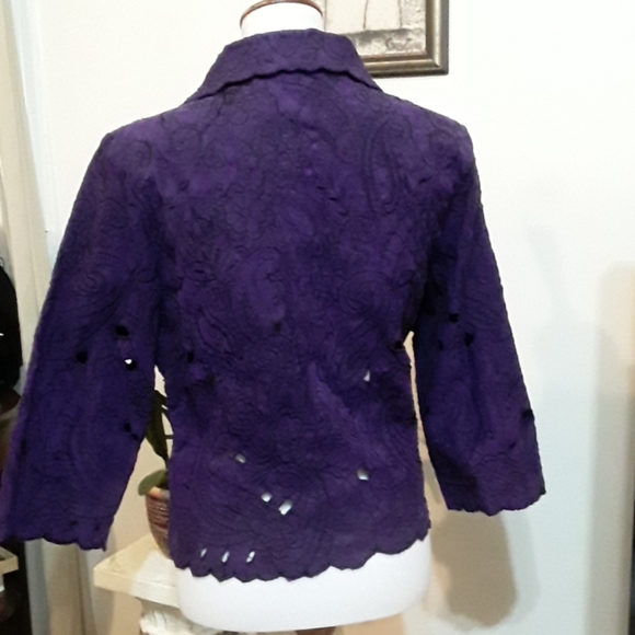 Trenz by Theresa Renz Purple Jacket - Picture 6 of 8